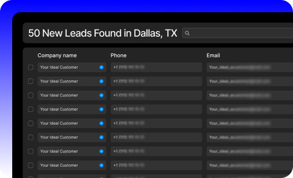 Get verified contacts